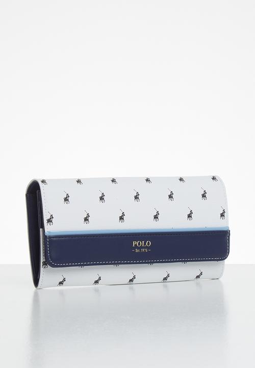 POLO - Rhapsodypurse clutch purse - blue & white 