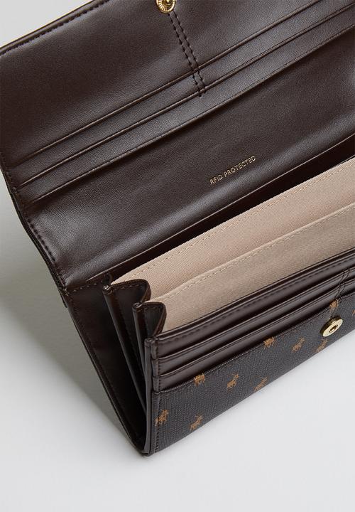 POLO - Brighton clutch purse - pink & brown 