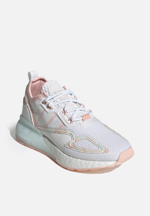 adidas Originals - Zx 2k boost j - white & pink 