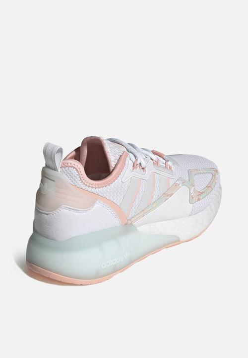 adidas Originals - Zx 2k boost j - white & pink 
