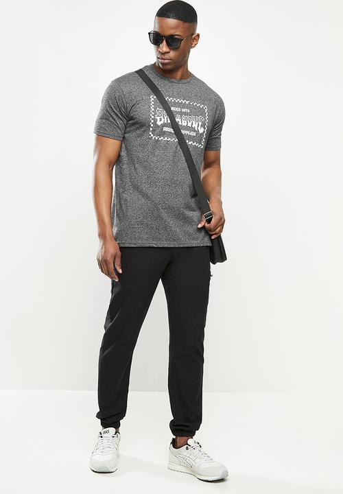 Billabong  - Surf supply short sleeve tee - charcoal black