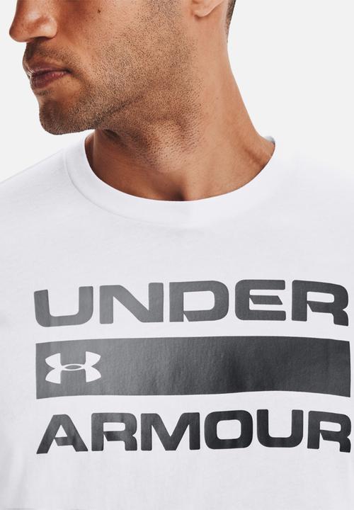 Under Armour - Ua team issue wordmark short sleeve tee - white