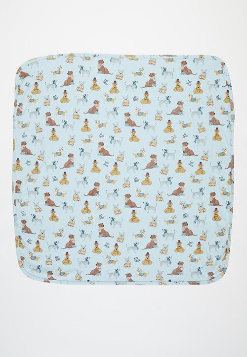 UP Baby - Baby boys dog print blanket - multi 