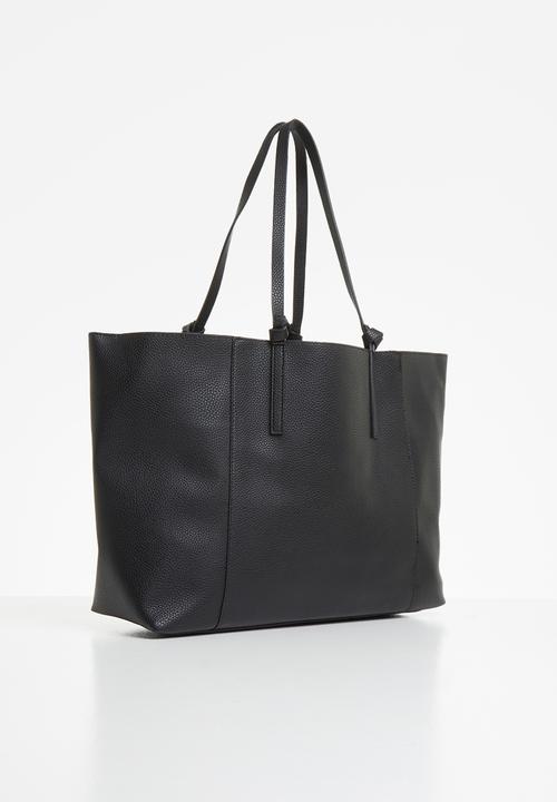 MANGO - Placa bag - black
