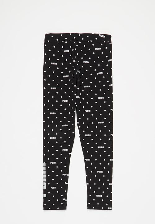 PUMA - Graphic aop leggings - black