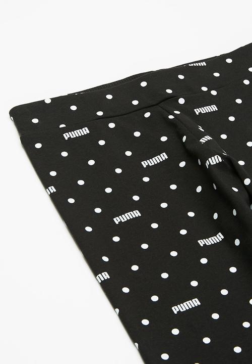 PUMA - Graphic aop leggings - black
