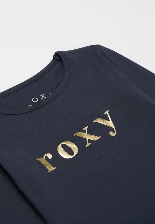 Roxy - Another chance foil long sleeve tee - indigo