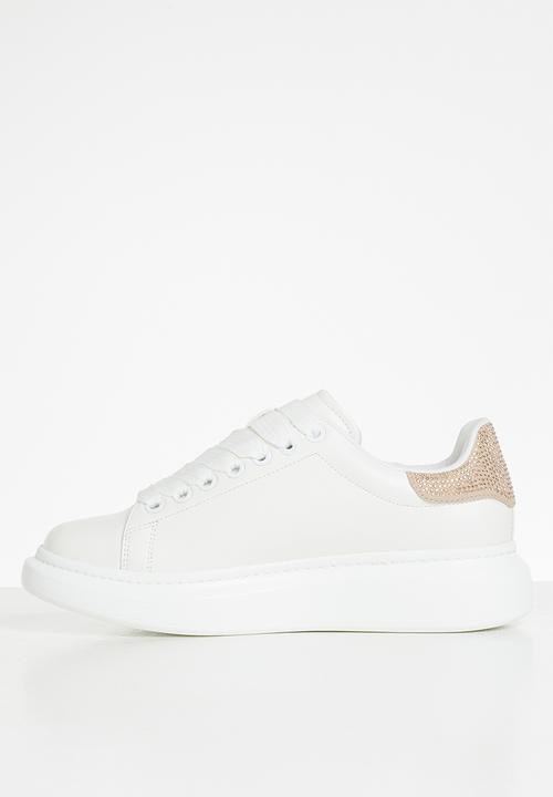 ALDO - Dazzle sneaker - white & pink