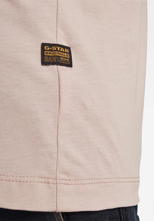 G-STAR - Base-s v short sleeve tee - pink 