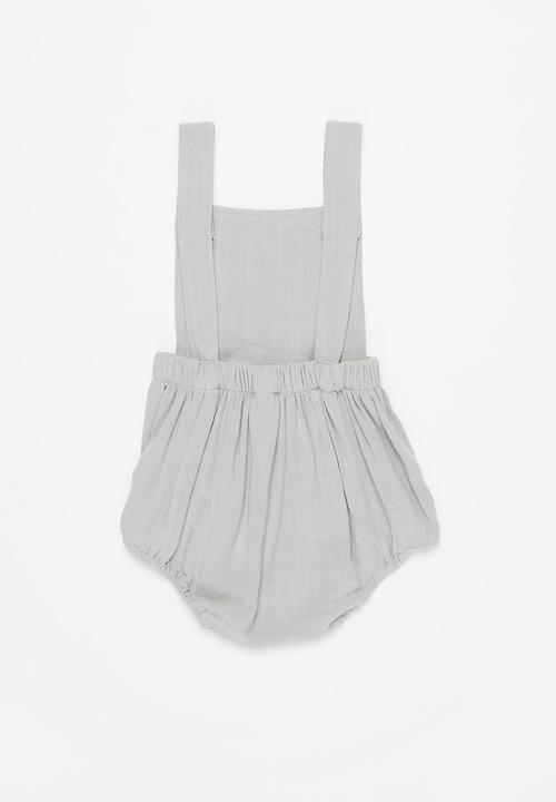 Pop Candy - Styled romper - grey