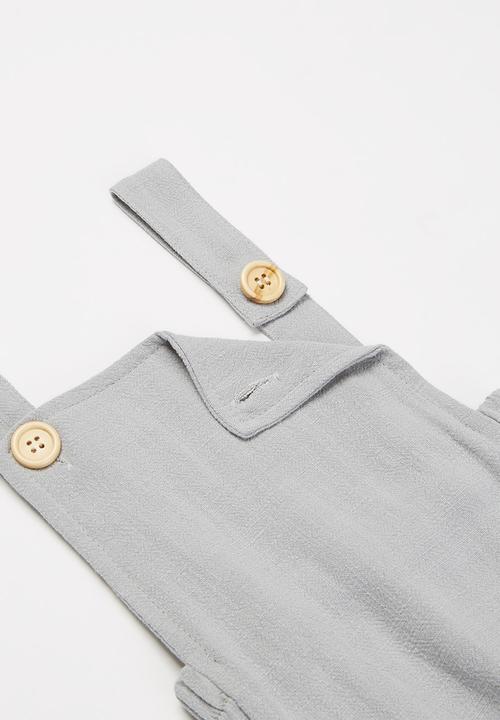Pop Candy - Styled romper - grey