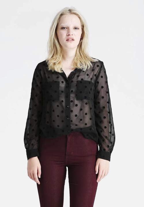 American Apparel - Basic Button Up Blouse
