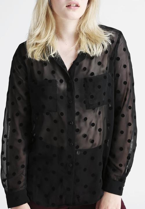 American Apparel - Basic Button Up Blouse
