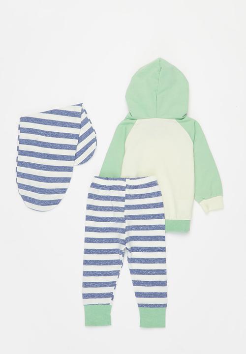 Pop Candy - Baby boys hoodie & pants set - multi