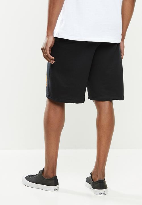 NBA - Warriors basketball retro shorts - black