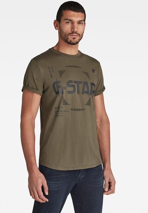 G-STAR - Lash graphic r short sleeve tee - green 