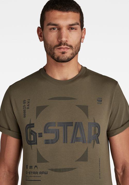G-STAR - Lash graphic r short sleeve tee - green 