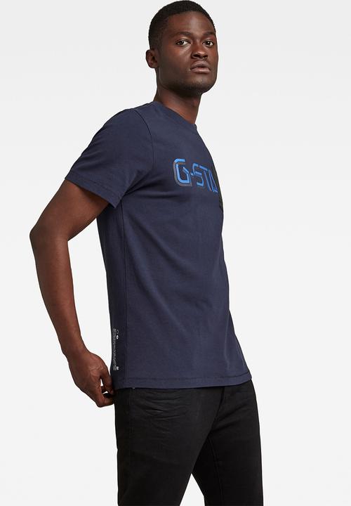 G-STAR - Ripstop pkt graphic r short sleeve tee - blue