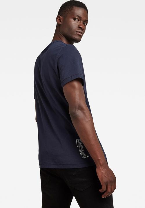 G-STAR - Ripstop pkt graphic r short sleeve tee - blue