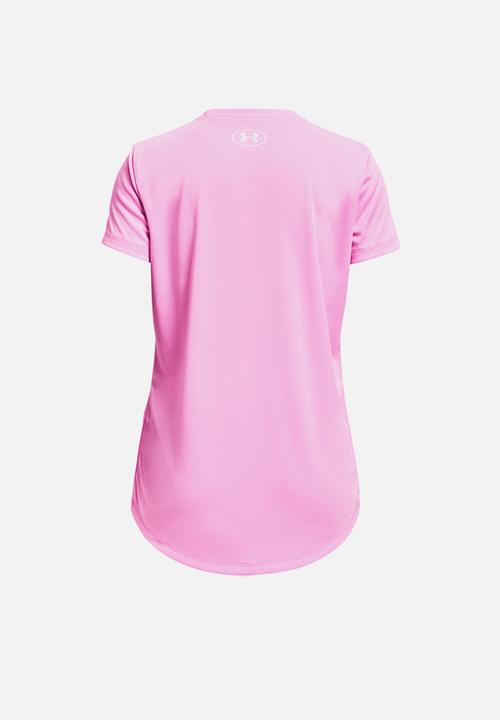 Under Armour - Tech graphic big logo short sleeve tee - pink