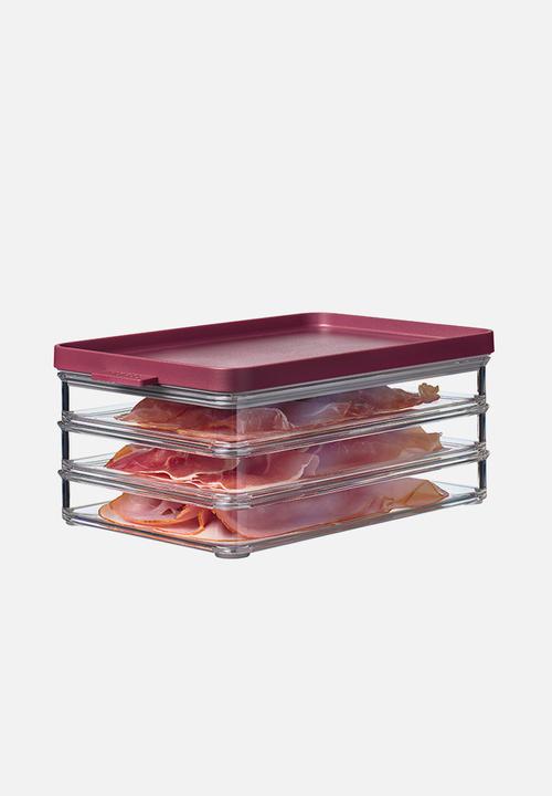 Mepal - Omnia meat cuts trio fridge box - Nordic berry
