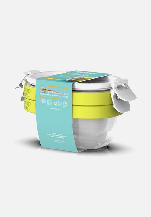 Zoku - 4-pcs neat stack snack set-Clear