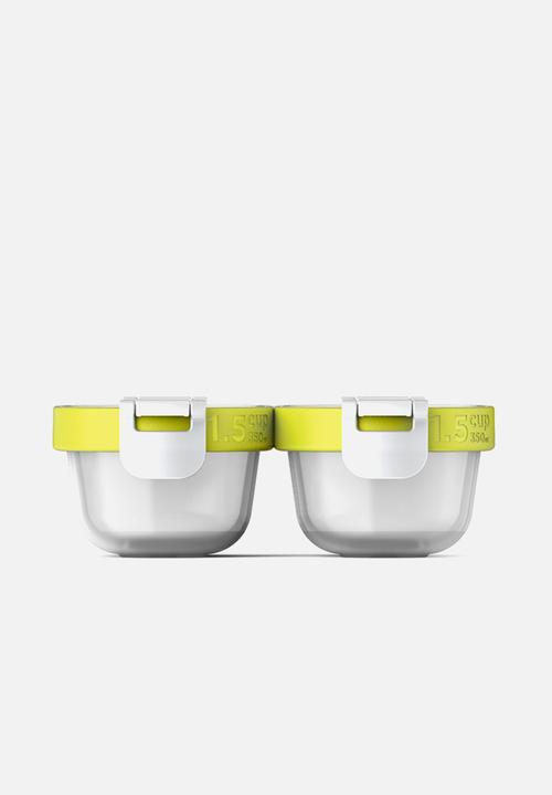 Zoku - 4-pcs neat stack snack set-Clear