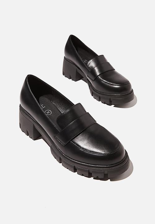 Cotton On - Kiki chunky loafer - black pu