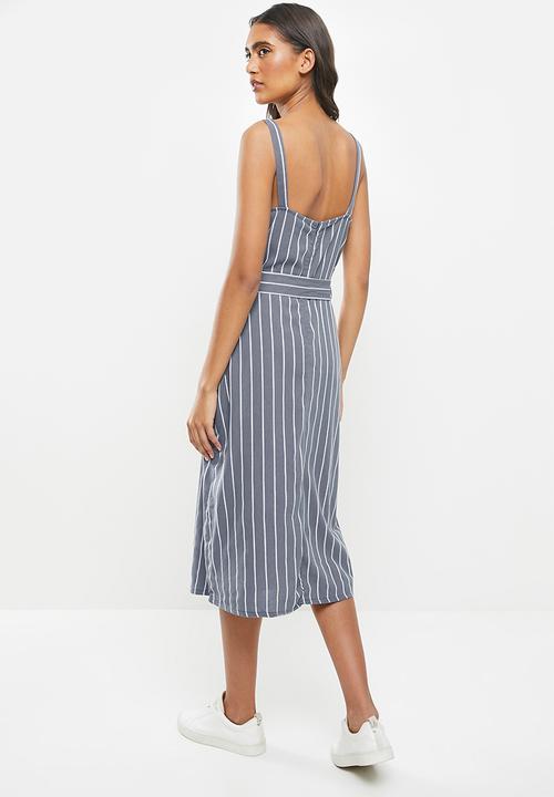Brave Soul - Dahliah dress - blue & white 