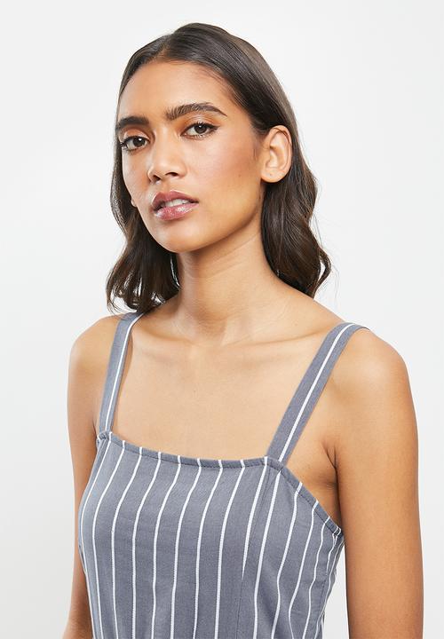 Brave Soul - Dahliah dress - blue & white 