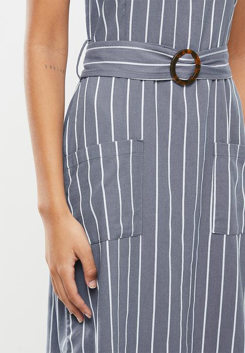 Brave Soul - Dahliah dress - blue & white 