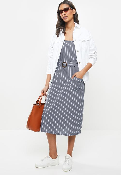 Brave Soul - Dahliah dress - blue & white 