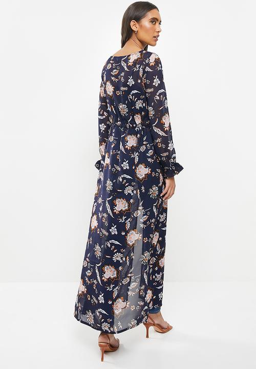 Brave Soul - Sofia dress - navy & orange