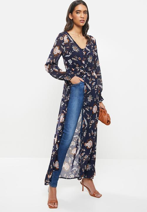 Brave Soul - Sofia dress - navy & orange