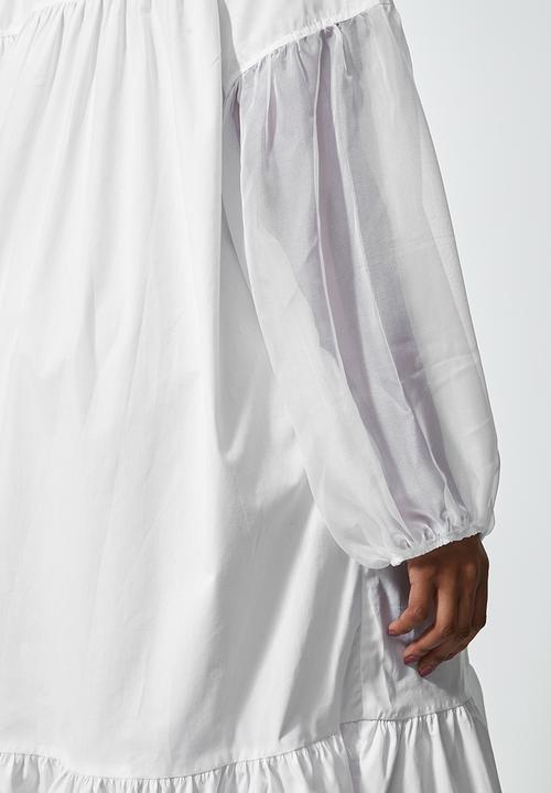 Superbalist - Keyhole tiered mini - white