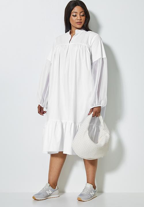 Superbalist - Keyhole tiered mini - white