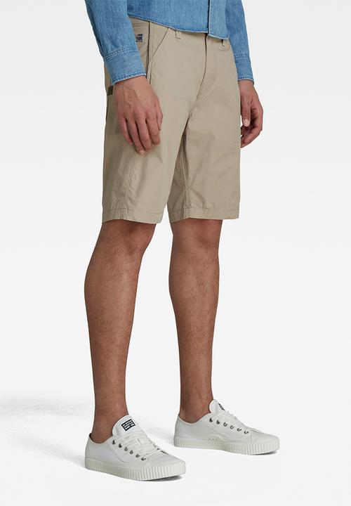 G-STAR - Worker chino denim short - neutral