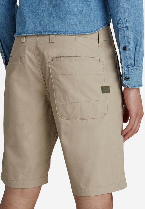 G-STAR - Worker chino denim short - neutral