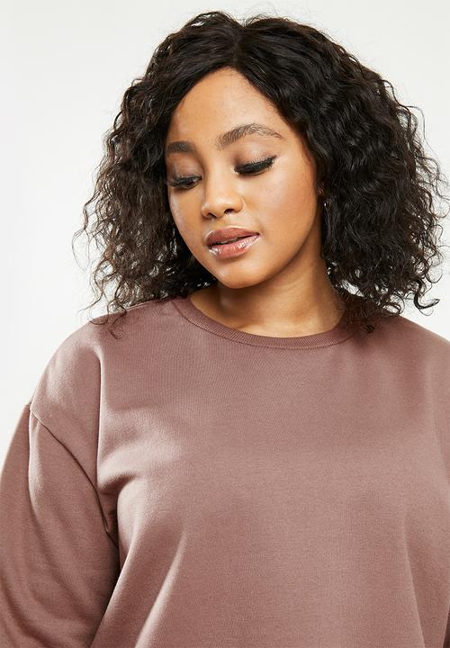 Blake - Cropped sweater - cognac 