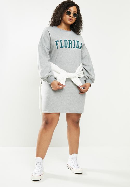 Blake - Sweater mini dress - grey 