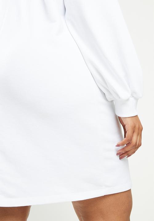 Blake - Sweater mini dress - white