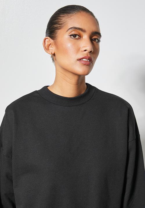 Superbalist - Crew neck sweat - black