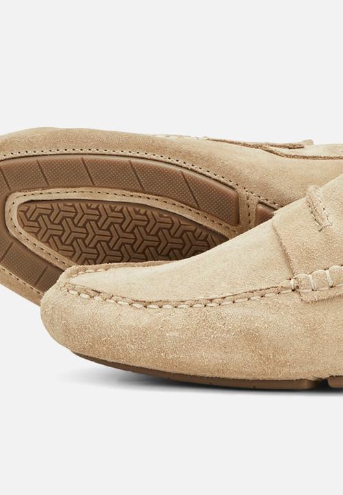 Jack & Jones - Jfwcarlo suede taupe 20 - taupe