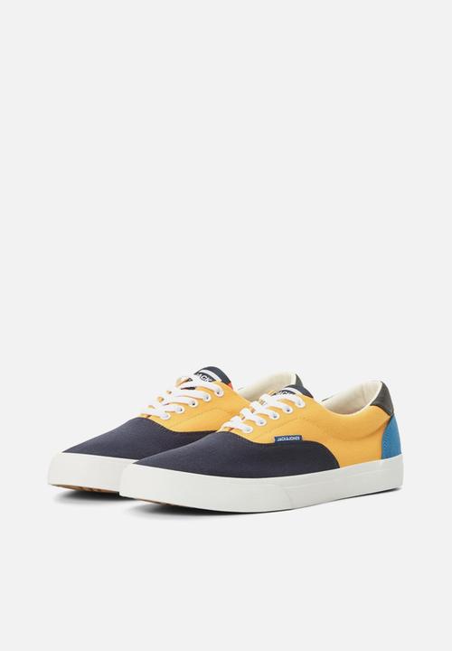 Jack & Jones - Jfwmork canvas block saffron multi - yellow & blue 