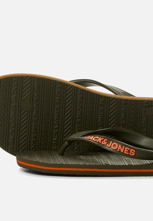 Jack & Jones - Jfwbasic flip flop pack - olive