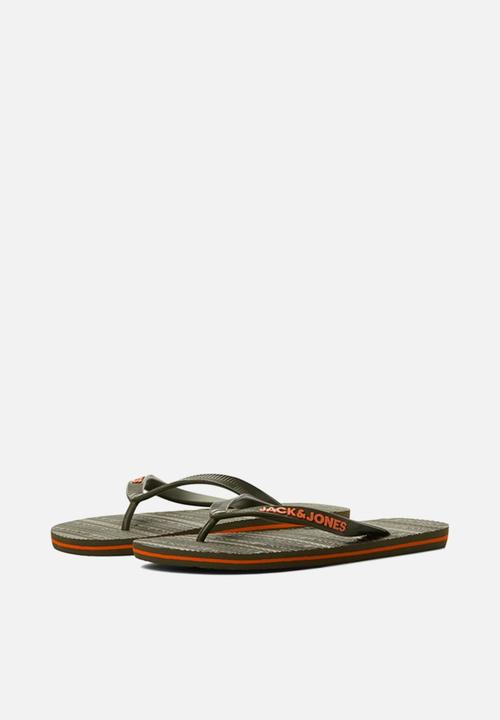 Jack & Jones - Jfwbasic flip flop pack - olive