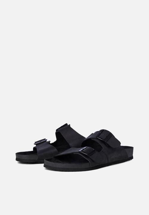 Jack & Jones - Jfwcroxton leather mono anthracite 20 - black 