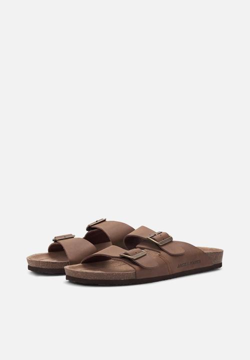 Jack & Jones - Jfwcroxton leather java 20 sts - dark brown 