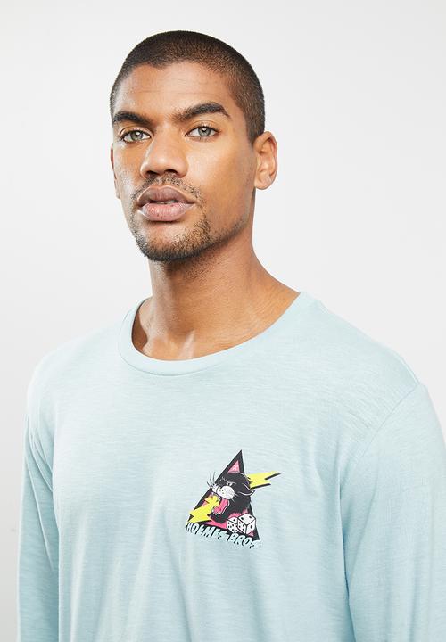 Holmes Bro's - Panther long sleeve tee - blue