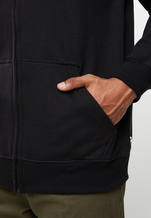 Ben Sherman - Cat zip sweat - black